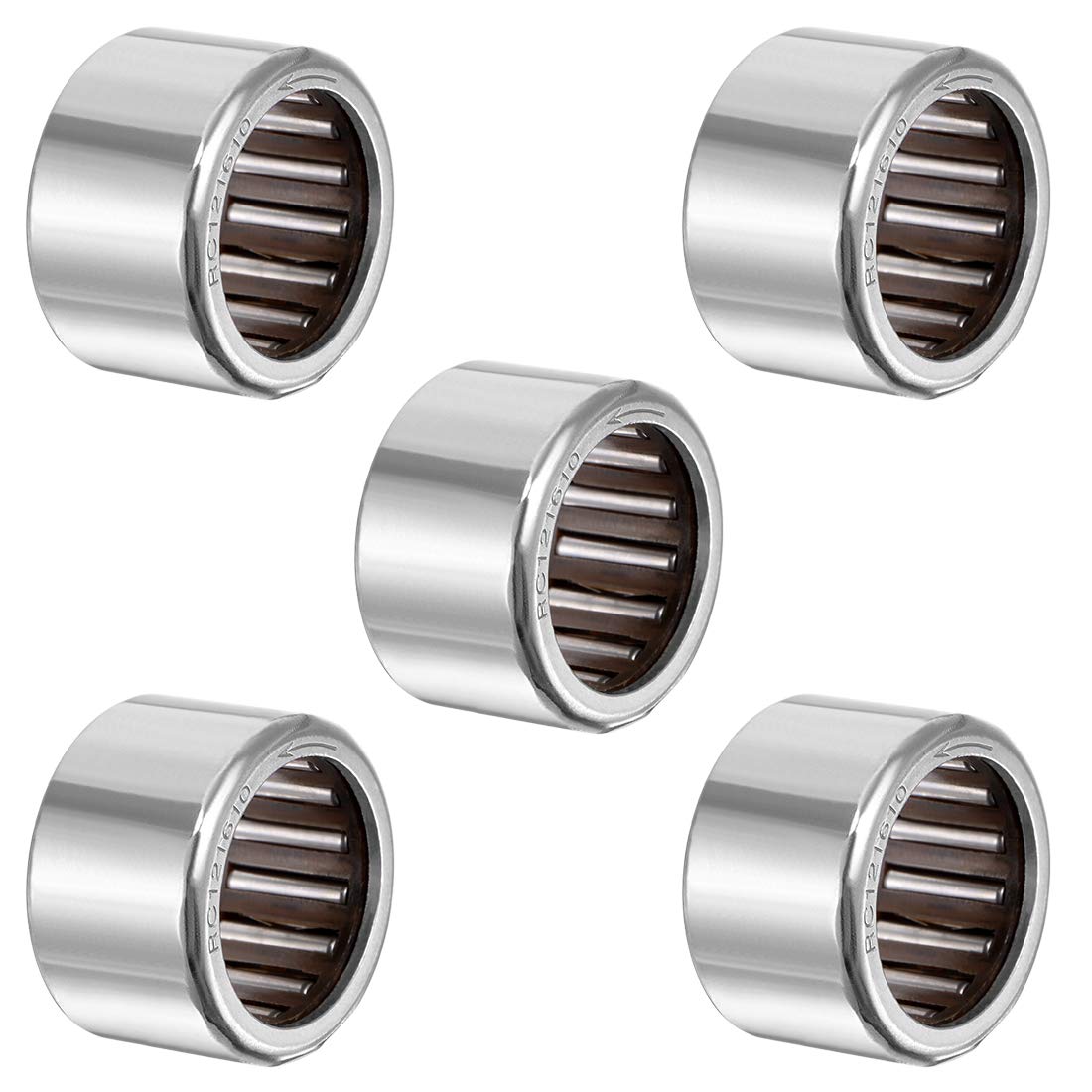 RC121610 Needle Roller Bearings, One Way Bearing, 3/4" Bore 1" OD 5/8" Width 5pcs
