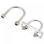 U-Bolts, M6 38mm Inner Width with Nuts 4pcs and M6 42mm Inner Width with Nuts Frame Straps 4pcs