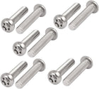 M6x30mm 304 Stainless Steel Button Head Torx Security Tamper Proof Screws 10pcs