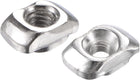 Sliding T Slot Nuts, 20pcs M3 M4 Thread for 2020 Series Aluminum Extrusion Profile Carbon Steel Nickel-Plated