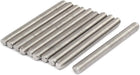 M10 x 100mm 304 Stainless Steel Fully Threaded Rods Bar Studs Silver Tone 10 Pcs