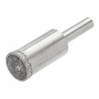 Diamond Grinding Mounted Point, 14mm 100 Coarse Grits Spherical Concave Head Bead Fine Grinding Bit for Jade Amber Stone Beeswax Glass