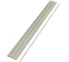 RC Airplane 200x2mm Silver Tone Stainless Steel Round Bar Rod 10Pcs