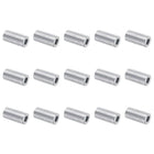 15pcs Aluminum Spacer 5mm Bore x 10mm OD x 20mm Length Screw Standoff Bushing Plain Finish Round Metal Spacer for M5 Screws Bolts and Rods