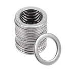 20 Pcs 8.5mm x 12mm x 0.8mm 304 Stainless Steel Flat Washer for Screw Bolt