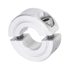 Double Split Clamp-On Shaft Collar for 1/2" Shaft, Two-Piece Clamping Collar, 1-1/8" OD, 13/32" Thickness, Aluminum Alloy Set Screw Split Collar Clamp