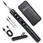 Trådløs Soldering Iron, Digital Soldering Pen til Elektronik, Sort