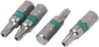 25mm x 6.3mm TS20 Magnetic Torx Security Screwdriver Bit, 4 stuks