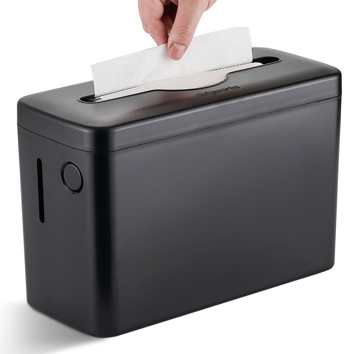 LinkMejor Dispender de Pânză de Hârtie Pliecată, Mărgine, Negru