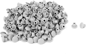 Furniture Gray Plastic 5mm Dia Hole Drilling Cover Plugs Insert 500pcs