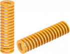 3D Printer Die Spring, 14mm OD 55mm Long 2pcs Spiral Stamping Light Load Compression Mould Die Springs for 3D Printer Electric Part, Yellow