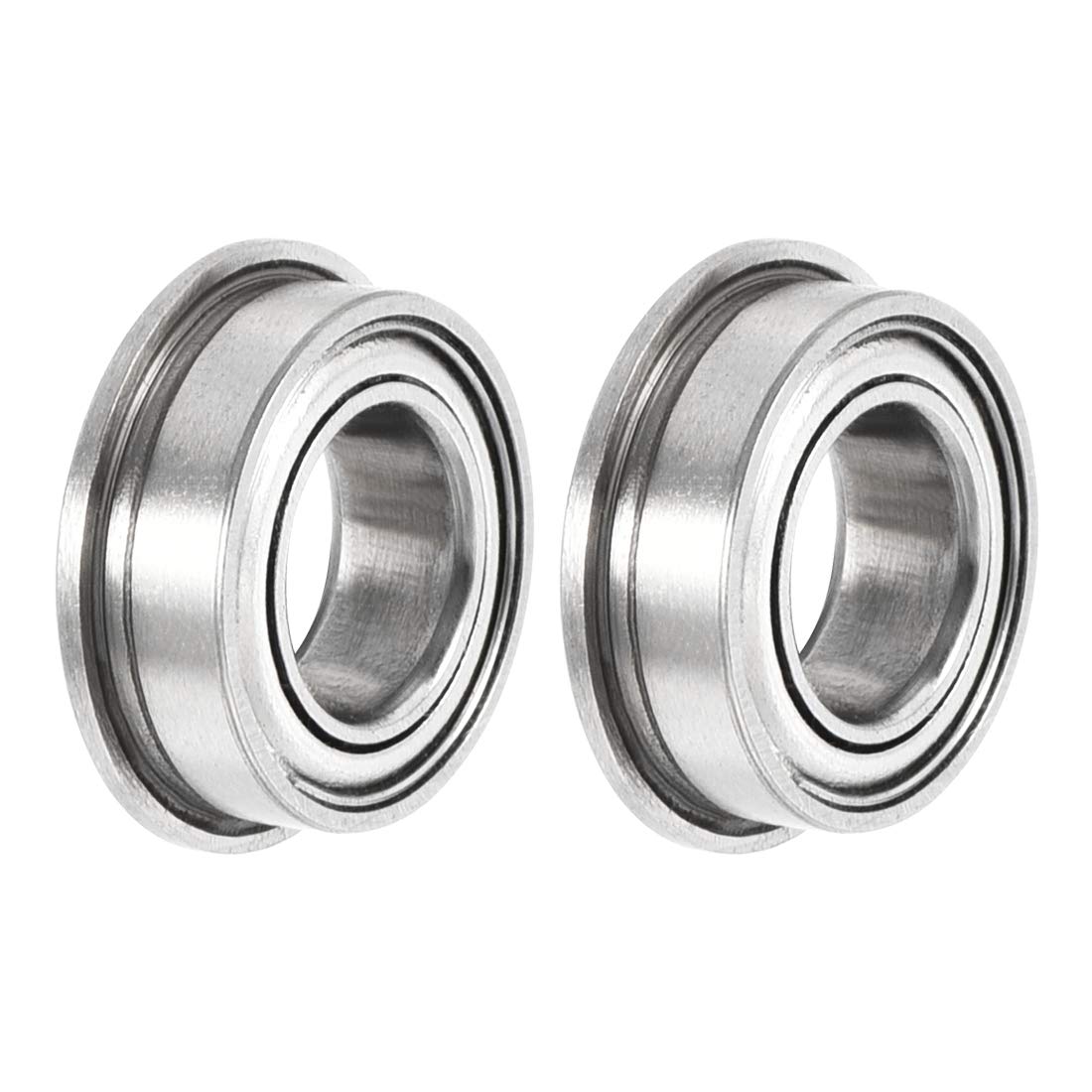 MF95zz Flanged Ball Bearing 5x9x3mm Double Shielded ABEC-3 Chrome Steel Bearings 2pcs