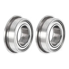 MF95zz Flanged Ball Bearing 5x9x3mm Double Shielded ABEC-3 Chrome Steel Bearings 2pcs