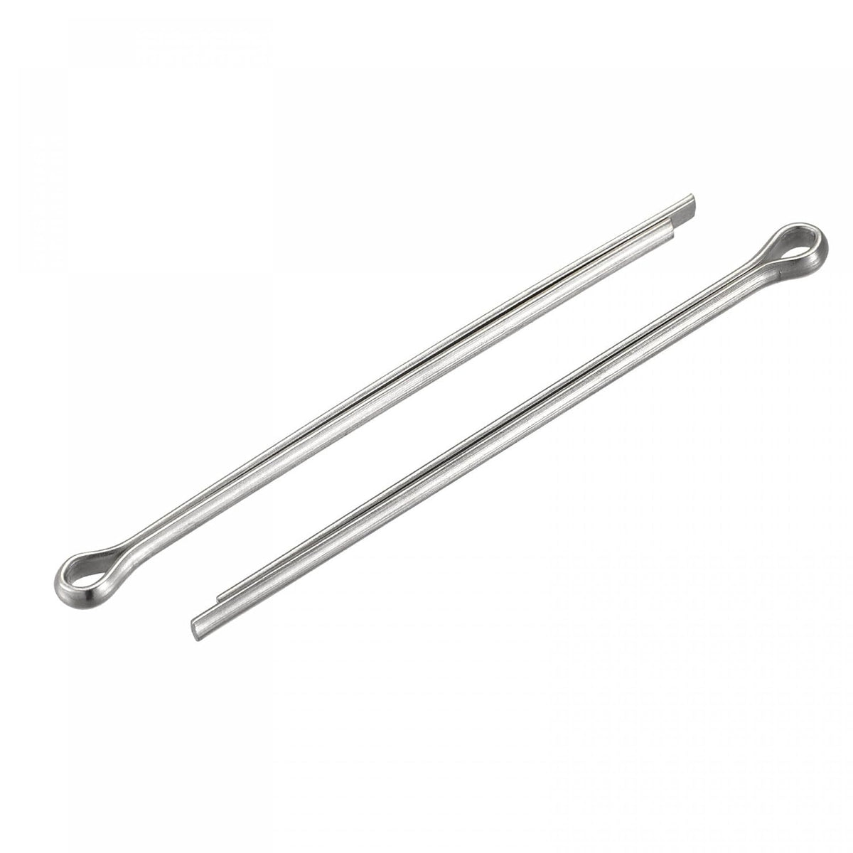 304 Stainless Steel Cotter Pins, 3mm x 58mm Hairpin Clip Fastener Fitting for Automotive, Mechanics, Silver Tone, 15Pcs