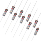 100Pcs 1K Ohm Resistor, 1W 5% Tolerance Carbon Film Resistors, 4 Bands for DIY Electronic Projects and Experiments