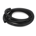 3 M 15 x 18 mm PVC Flexible Corrugated Conduit Tube for Garden,Office Black