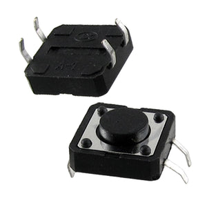 10 Pcs 12 x 12mm x 5mm Panel PCB Momentary Tactile Tact Push Button Switch DIP