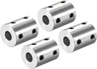 1/4 Inch to 8mm Bore Rigid Coupling Set Screw L25XD20 Aluminum Alloy,Shaft Coupler Connector for 3D Printers, Motor Accessories,4pcs