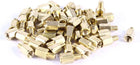 50 Pcs PC PCB Motherboard Brass Standoff Hexagonal Spacer M3 6+4mm