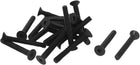 M4 x 30mm Metric Hex Socket Countersunk Head Screw Bolts Black 20PCS