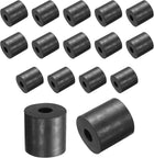 16 Pcs Rubber Spacers 30mm OD x 10mm ID x 30mm Height Round Anti Vibration Spacer Rubber Bushing