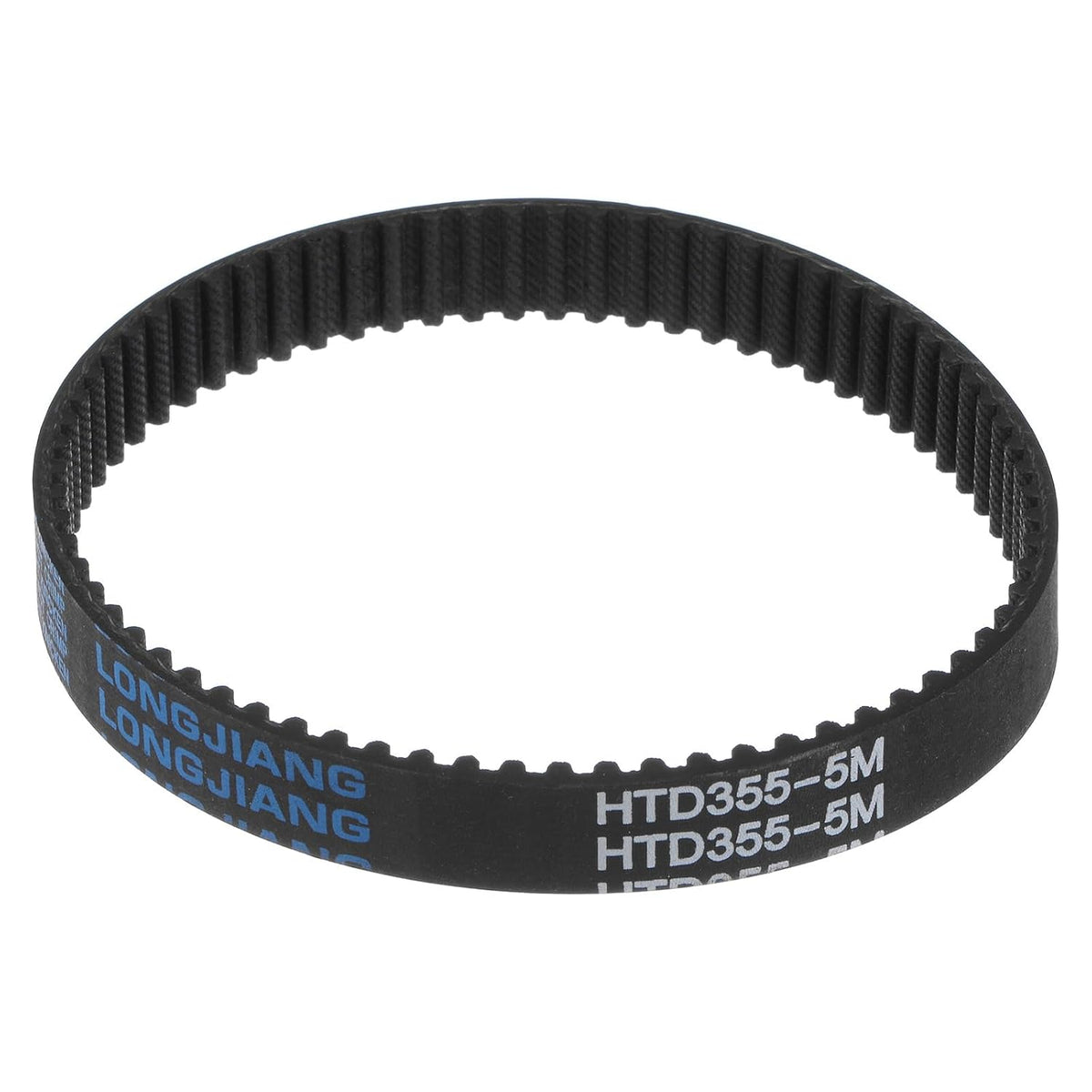 HTD5M-355 Rubber Timing Belt 71 Teeth Closed Loop Pulley Timing Belt 15mm Width, 355mm Pitch Length Synchronous Belt
