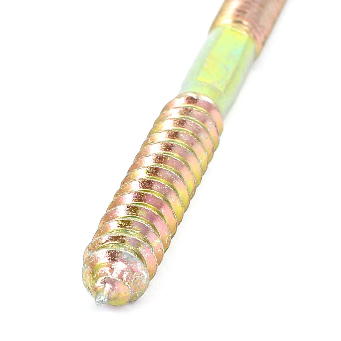 M8 x 100mm Double End Threaded Machine Self Tapping Screw Stud 10Pcs