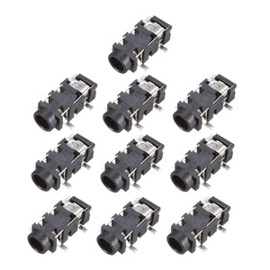 3.5 mm Audi Jack Connector PCB Montage Vrouwelijke Socket 5 Pin PJ-327A 10stuks