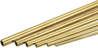 Brass Tube, 7mm 8mm 9mm 10mm 11mm 12mm OD x 0.5mm Wall Thickness 200mm Length Metal Tubing, Pack of 6