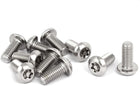 M5x12mm 304 Stainless Steel Button Head Torx Security Tamper Proof Screws 10pcs
