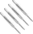 4pcs Straight Flute Thread Tap, M1.4 x 0.3 Metric Screw Threading Tapping Tool Thread Milling Machine Taps, High-Speed Steel 6542 (HSS 6542)