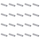 20pcs Aluminum Spacer 5mm Bore x 10mm OD x 40mm Length Screw Standoff Bushing Plain Finish Round Metal Spacer for M5 Screws Bolts and Rods