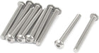 M5x50mm Hex Socket Machine Screw Countersunk Round Head Bolts 10PCS