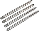 Metric Machine Tap M2.5 x 0.45mm and M3 x 0.5mm H2 HSS Uncoated 3 Straight Flutes Thread Tapping DIY Tool 4pcs