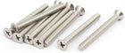 M5x50mm 316 Stainless Steel Phillips Socket Flat Head Machine Screws 10pcs