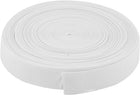 LinkMejor Polyester Tailoring Sewing Waistbands Braided Elastic Band Rope 10.94 Yards White