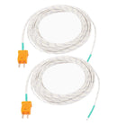 2pcs 10M Long 0C-700C K Type Earth Thermocouple Probe Sensor Cable
