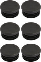 6 Pcs Chair Table Leg Plastic Cap Round Tube Insert Fit 28mm Pipe Outer Dia