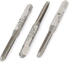 M3 x 0.5 Metric SKS2 Straight 3 Flutes Bottoming Taper Hand Taps Set 3 Pcs