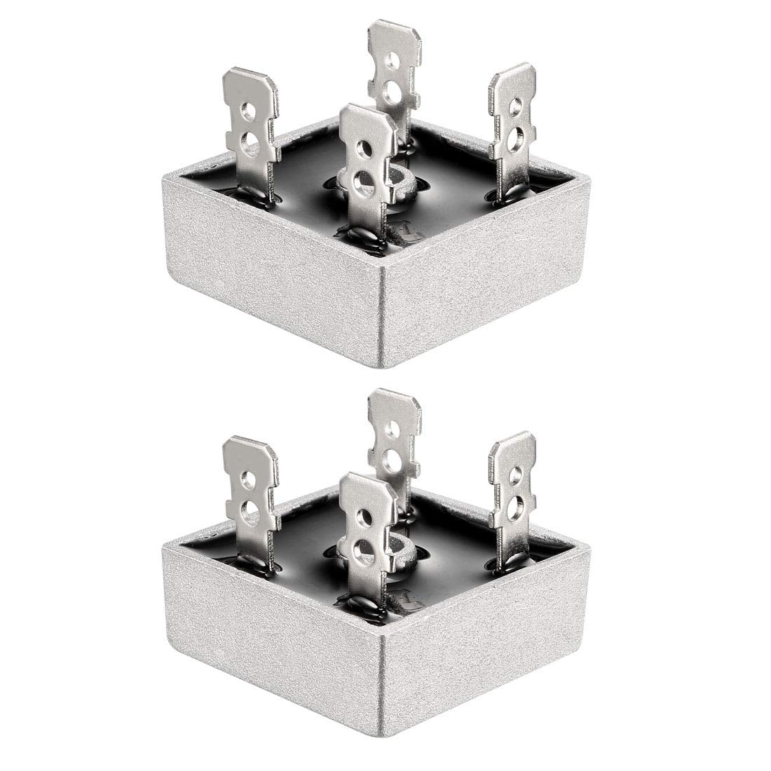 KBPC1510 1000V 15A Single Phase Bridge Rectifier Half-Wave Gray 2Pcs