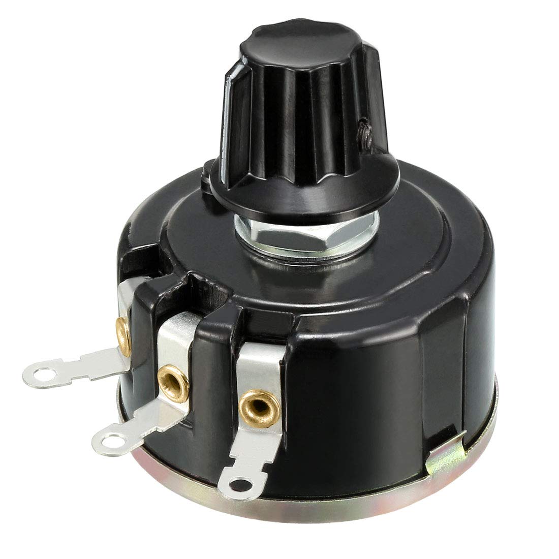 4K7 Ohm Variable Resistors Single Turn Rotary Carbon Film Potentiometer W Knobs