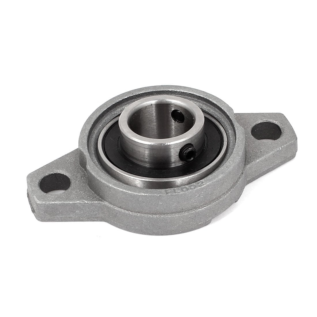 a15011600ux0134 FL002 Zinc Alloy 15mm Bore Self Aligning Pillow Block Bearing Flange, Zinc Plated, Metal