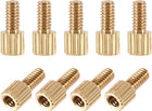 M2x3mm+4mm Male-Female Brass Cylinder Knurled PCB Motherboard Spacer Standoff for FPV Drone Quadcopter, Computer & Circuit Board 110pcs