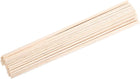 60Pcs 1/8'' x 4'' Square Wood Dowel Rods Wooden Dowel Rod Sticks Unfinished Hardwood Sticks Wood Strips for Woodworking, Crafting, Arts