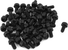 M3 x 6mm Nylon Phillips Cross Pan Head Machine Screws Black 50 PCS