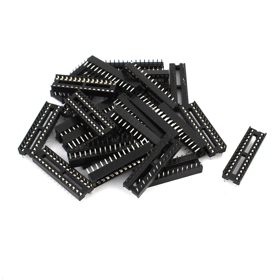 25Pcs Solder Type 28-PIN DIP Integrated Circuit IC Sockets Adaptor