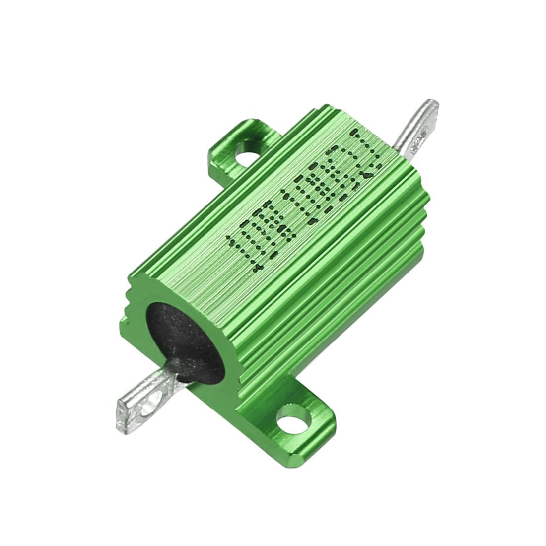 Aluminum Case Resistor 10W 100 Ohm Green Wirewound for LED Converter with Rod Post 10W100RJ