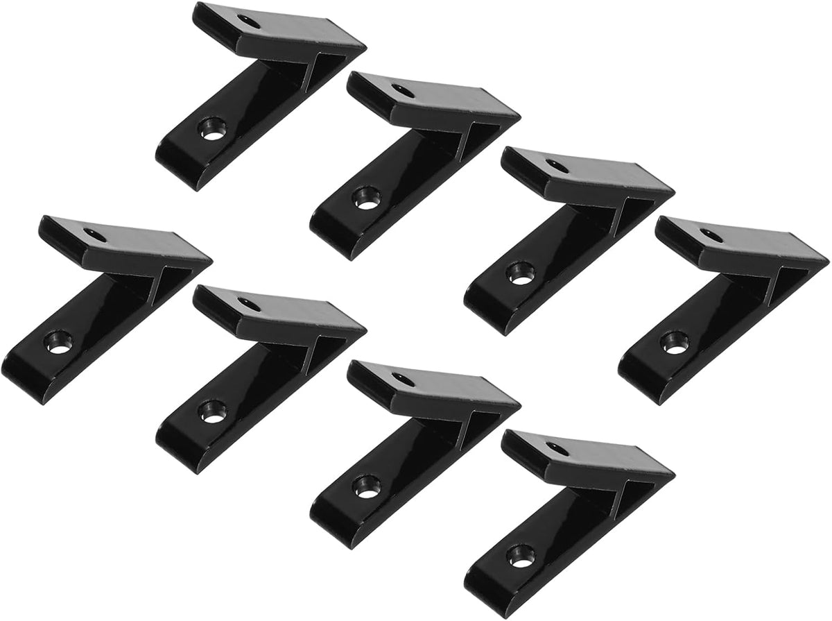 2Pcs 45 Grad Winkel Aluminium-Profil Eckenklammern, Eckenstreben Verbindungsstücke für 4040 Serie (Schwarz)