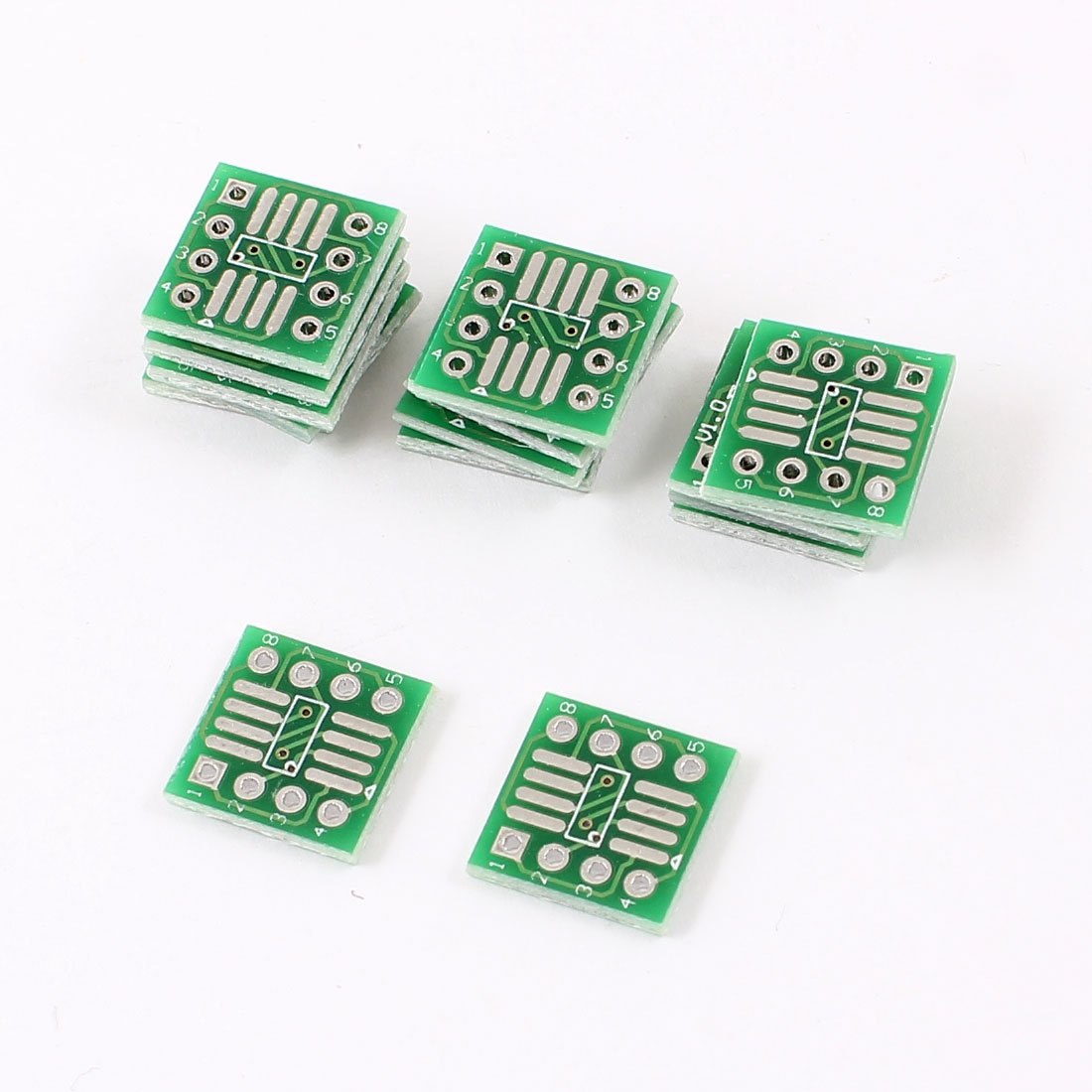 15 Pcs 0.65mm to 1.27mm Double Sides DIP Mounting PCB Adapter Plate