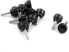 10pcs M4 x 15 x 15mm Black Clamping Knobs Handle for Machinery Lathe